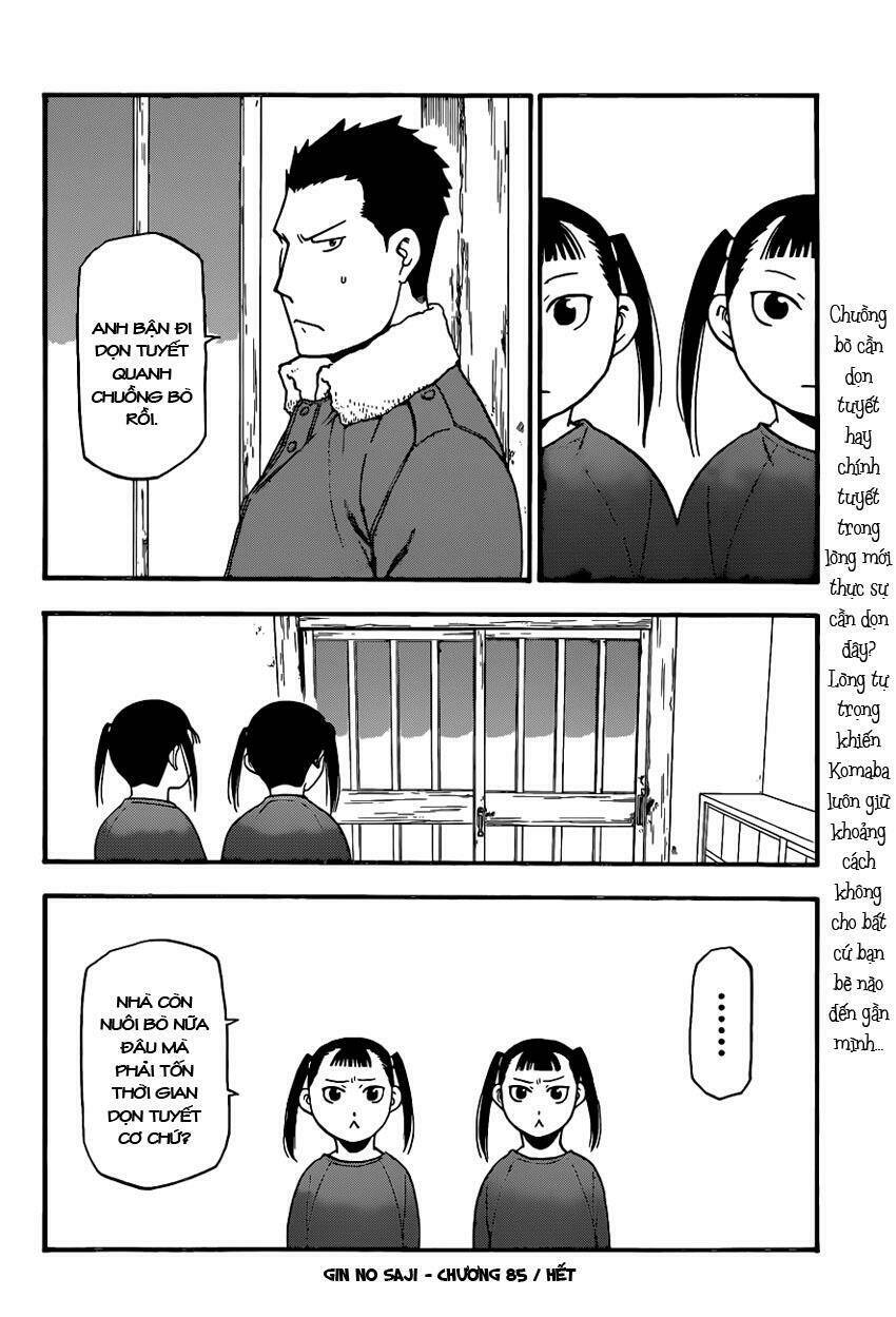 Gin No Saji: Chapter 85