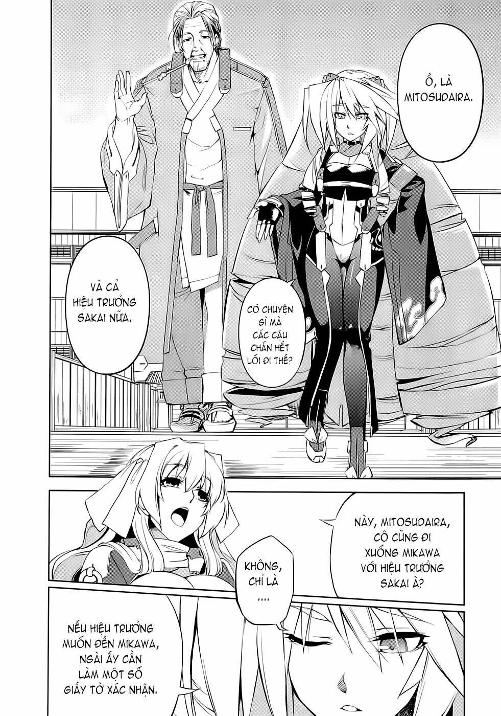 Kyoukai Senjou No Horizon: Chapter 4