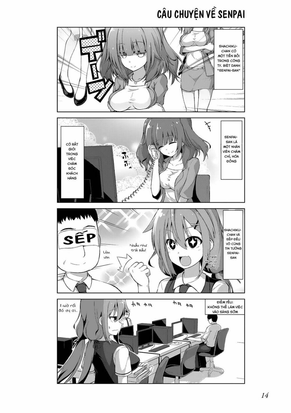 Ikinokore! Shachiku-Chan!: Chapter 2