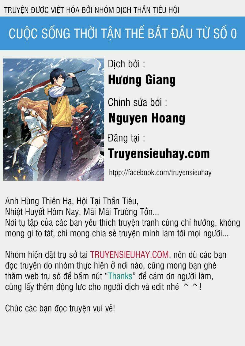 Cuộc Sống Tận Thế Bắt Đầu Từ Số 0: Chapter 4