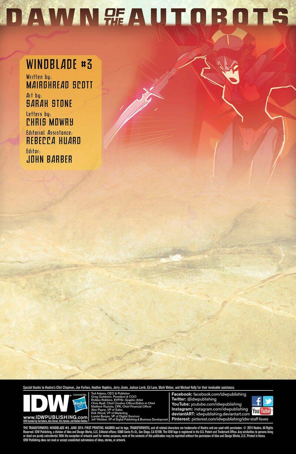 The Transformers: Windblade: Chapter 1.3