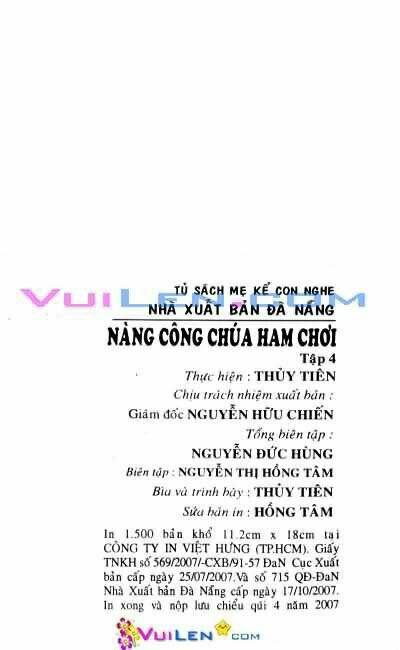 Nàng Công Chúa Ham Chơi: Chapter 4