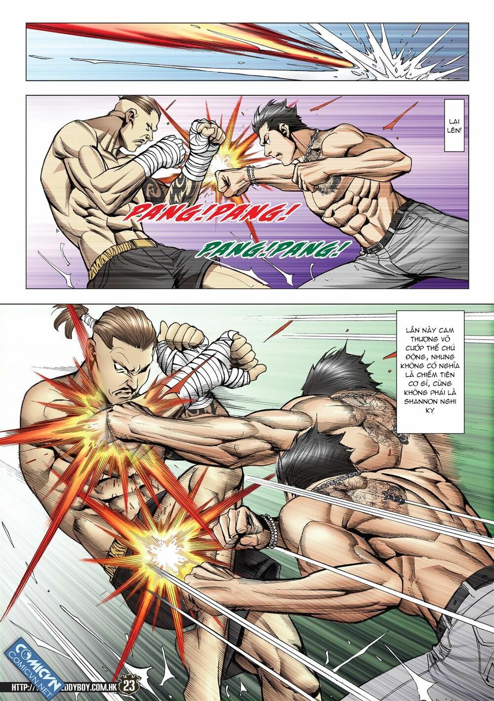 Người Trong Giang Hồ: Chapter 2143: Ác chiến vua Muay Thai