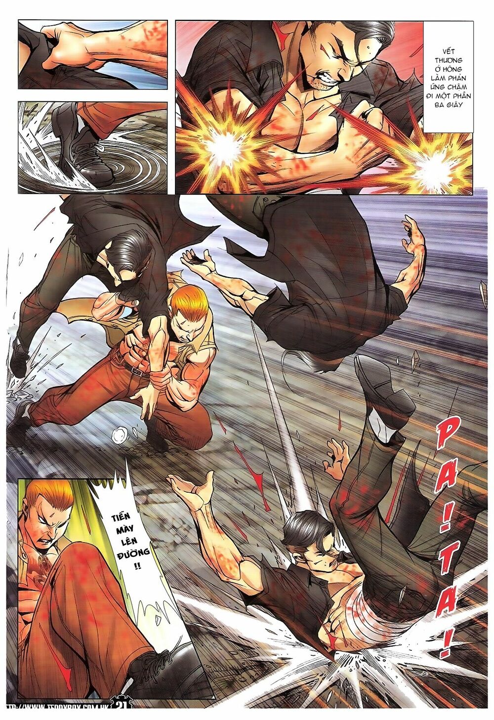 Người Trong Giang Hồ: Chapter 1843: Hắc Tiên Sinh vs Kim Tiên Sinh