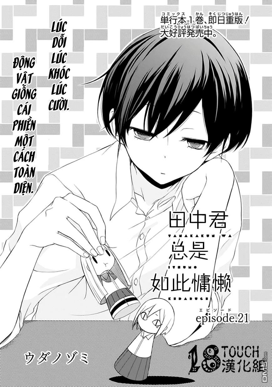 Tanaka-Kun Wa Itsumo Kedaruge: Chapter 21