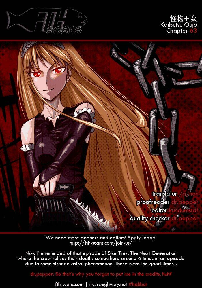 Kaibutsu Oujo: Chapter 63