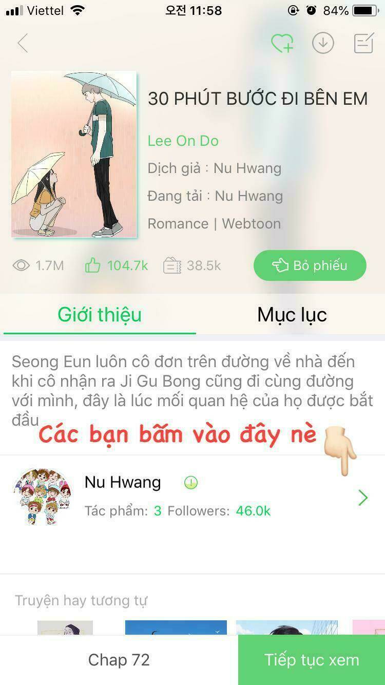30 Phút Bước Đi Bên Em: Chapter 73