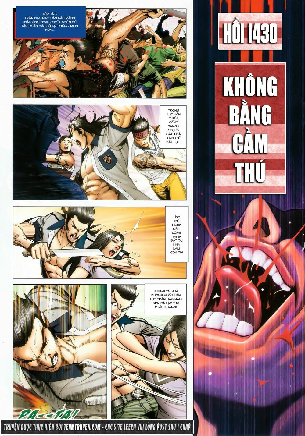 Người Trong Giang Hồ: Chapter 1430: Không Bằng Cầm Thú