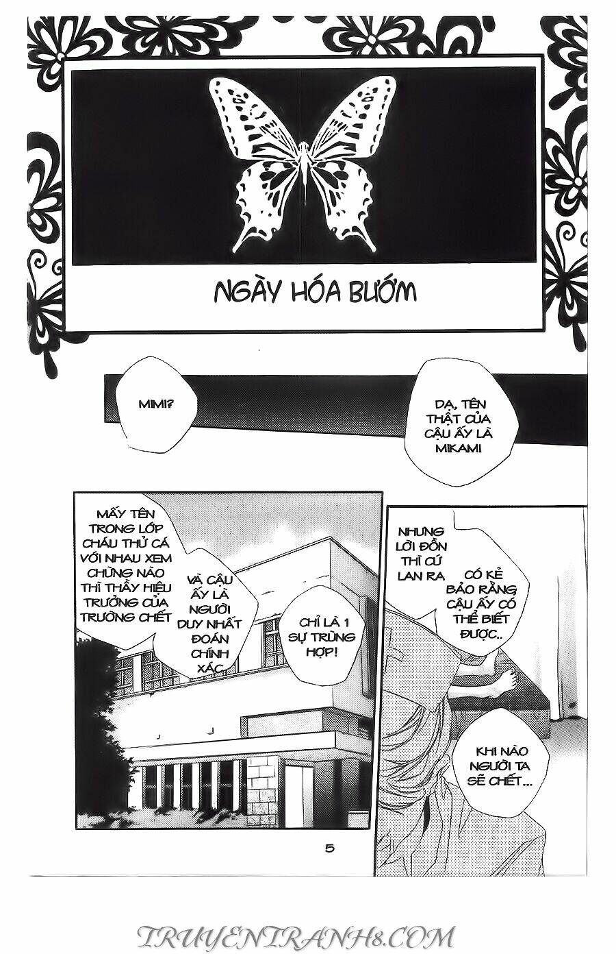 Ngày Hóa Bướm: Chapter 1
