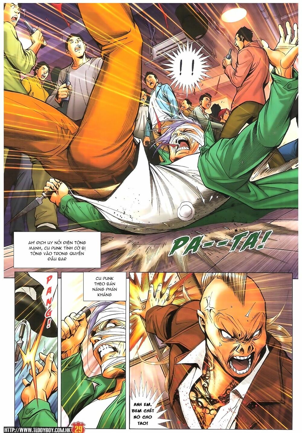 Người Trong Giang Hồ: Chapter 1597: Máu Nhuộm Quyền Đầu Bar