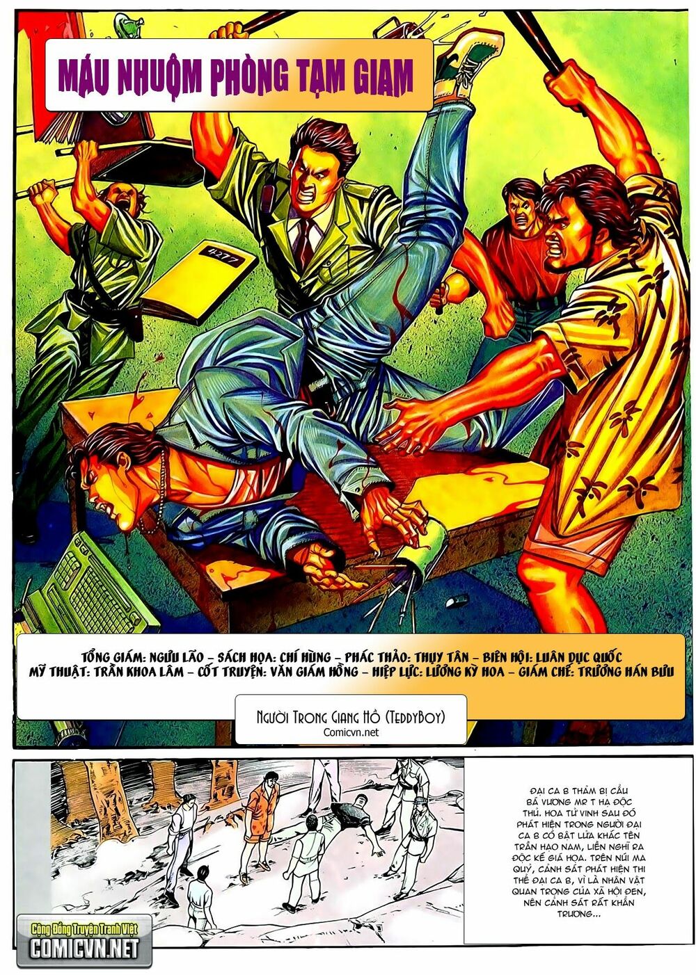 Người Trong Giang Hồ: Chapter 52: Máu nhuộm Phòng tạm giam