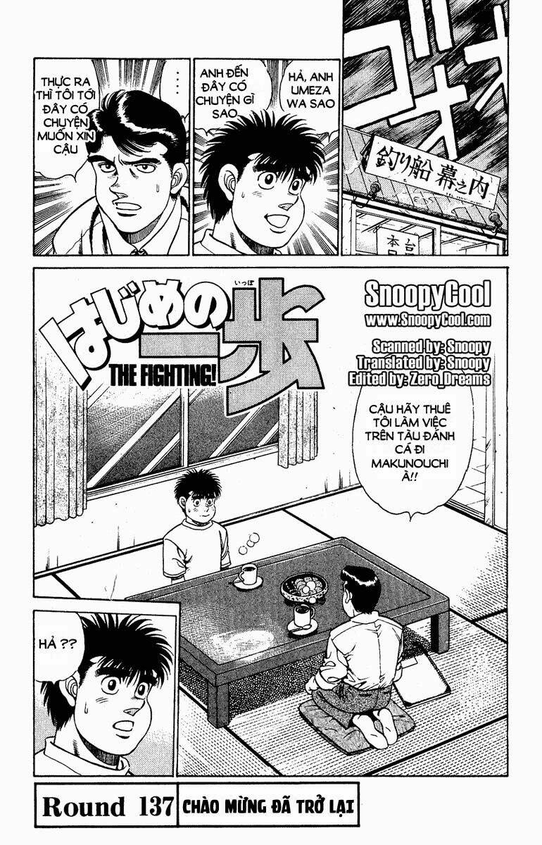 Võ Sĩ Quyền Anh Ippo: Chapter 137