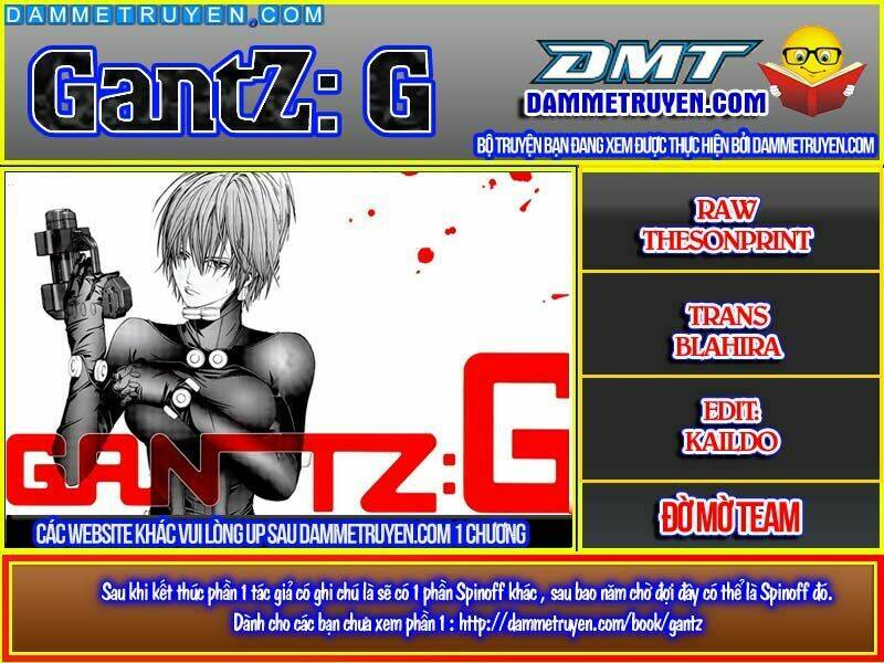 Gantz: G: Chapter 1