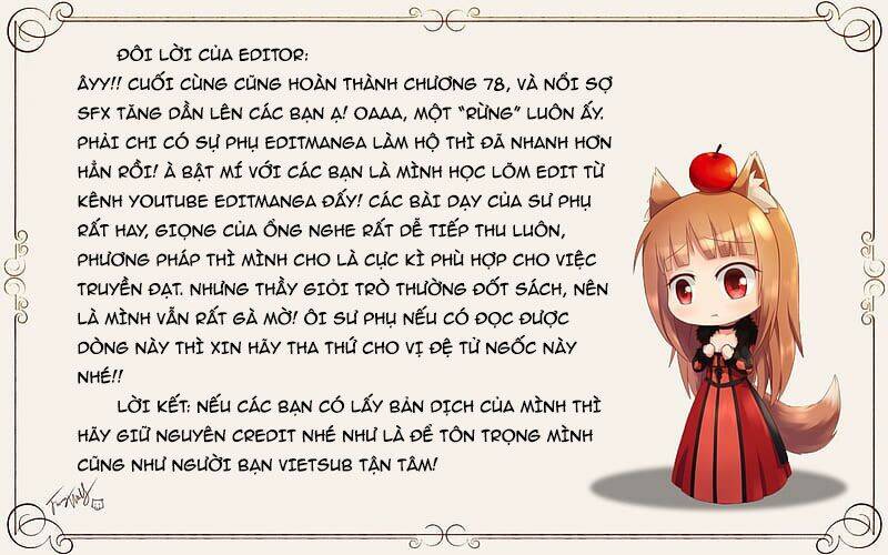 Ookami To Koushinryou: Chapter 78