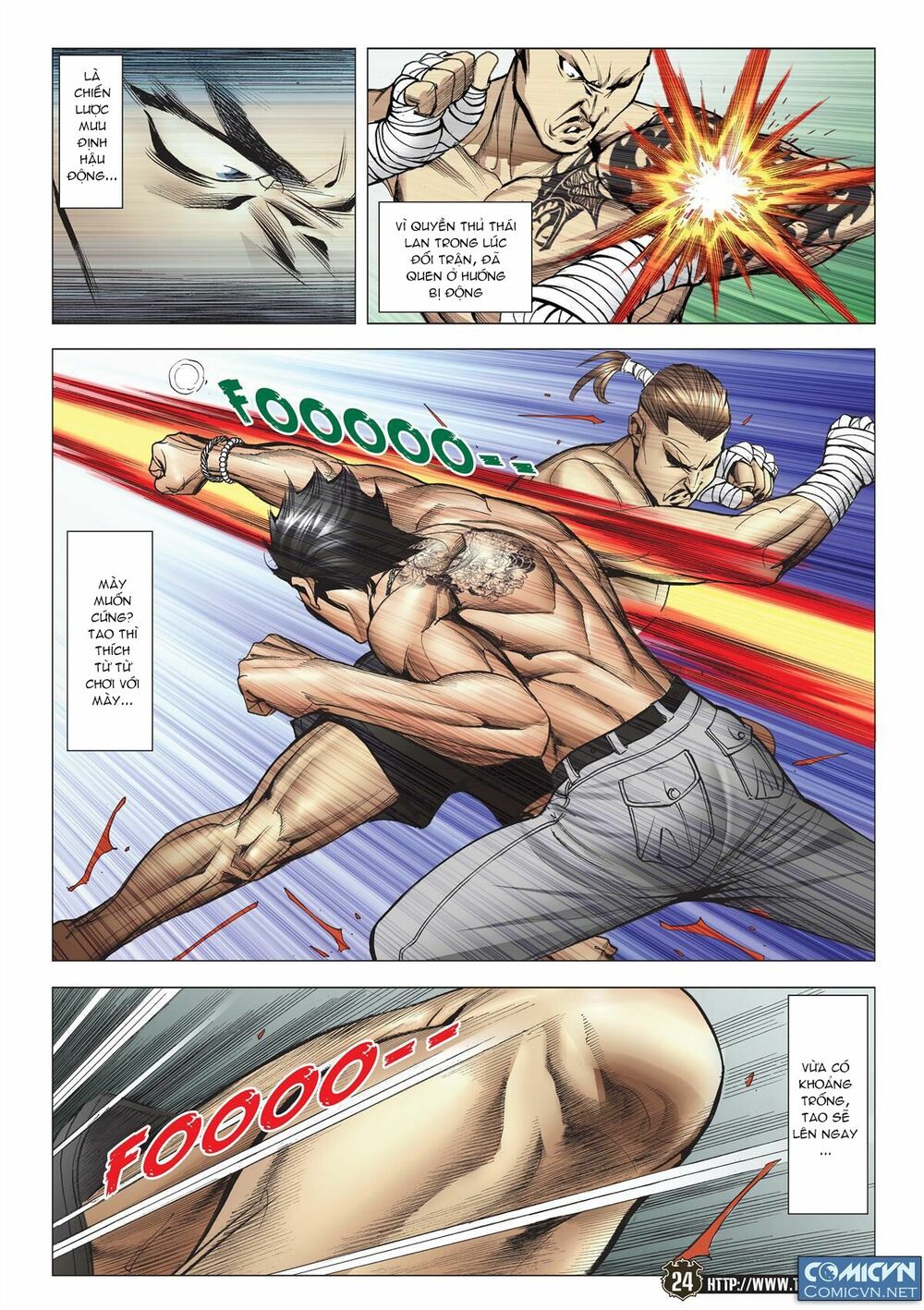 Người Trong Giang Hồ: Chapter 2143: Ác chiến vua Muay Thai