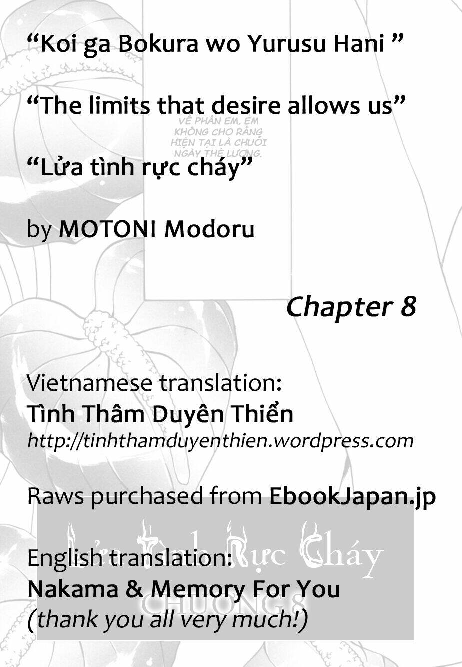 Lửa Tình Rực Cháy: Chapter 8