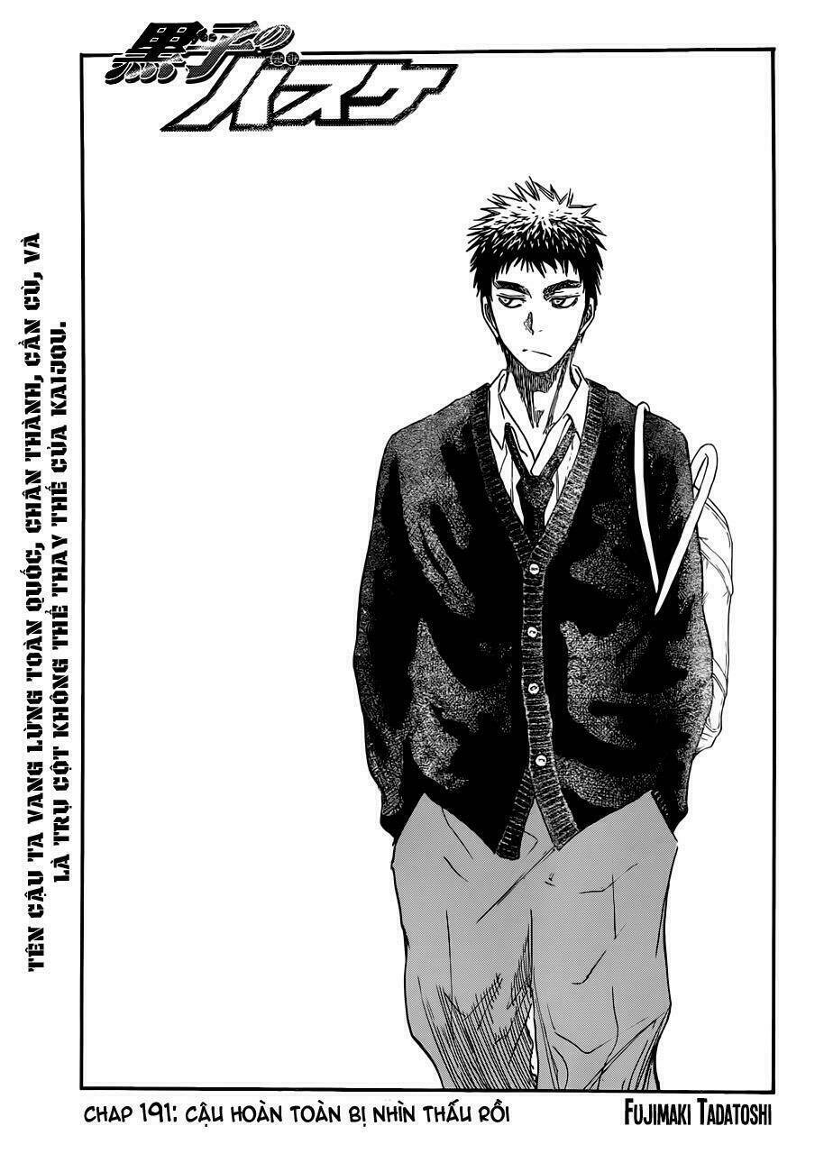 Vua Bóng Rổ Kuroko: Chapter 191