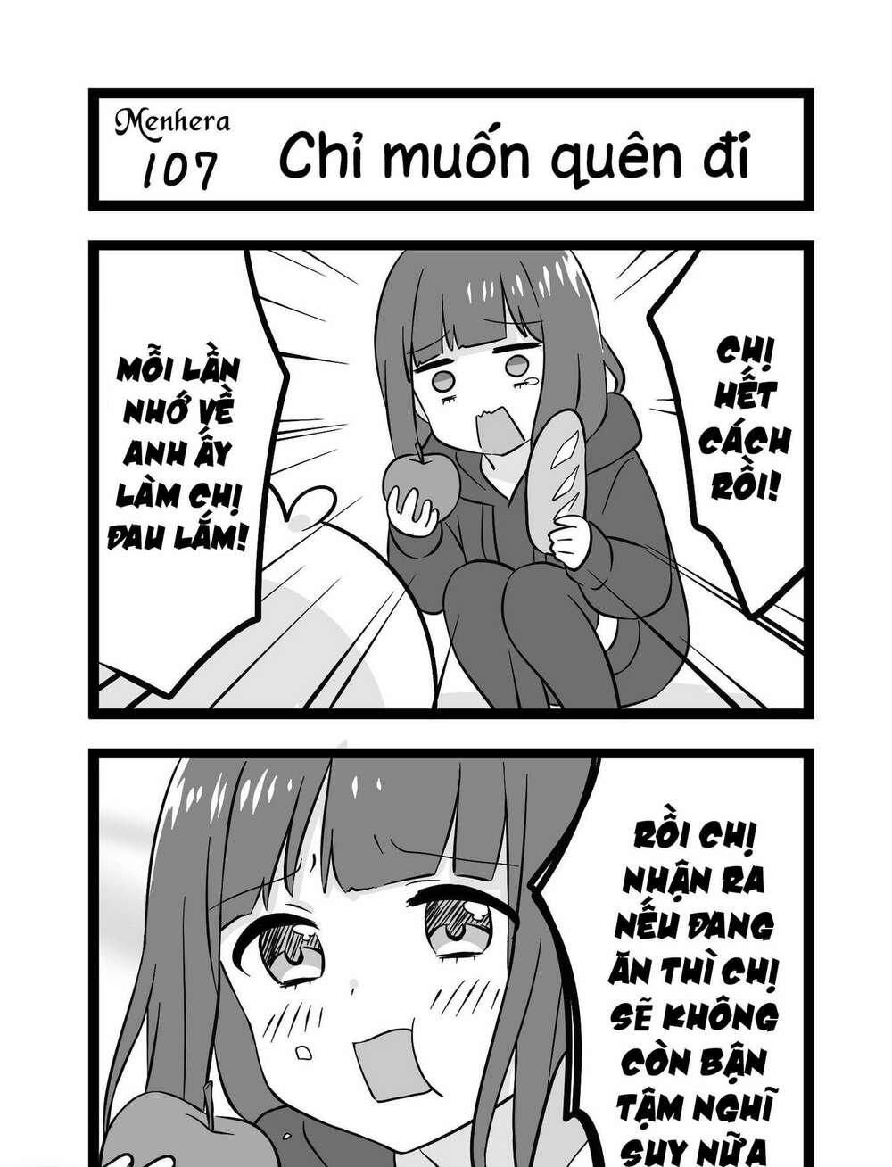 Menhera Shoujo Kurumi-Chan: Chapter 107