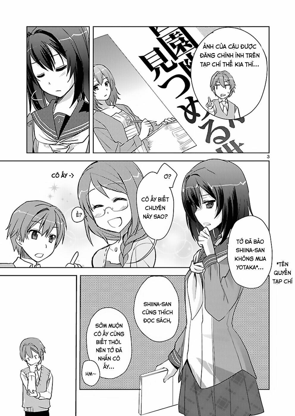 Shinonome Yuuko Wa Tanpen Shousetsu O Aishite Iru: Chapter 3