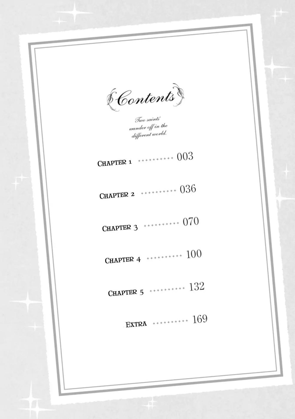 Two Saints Wander Off In The Different World: Chapter 1