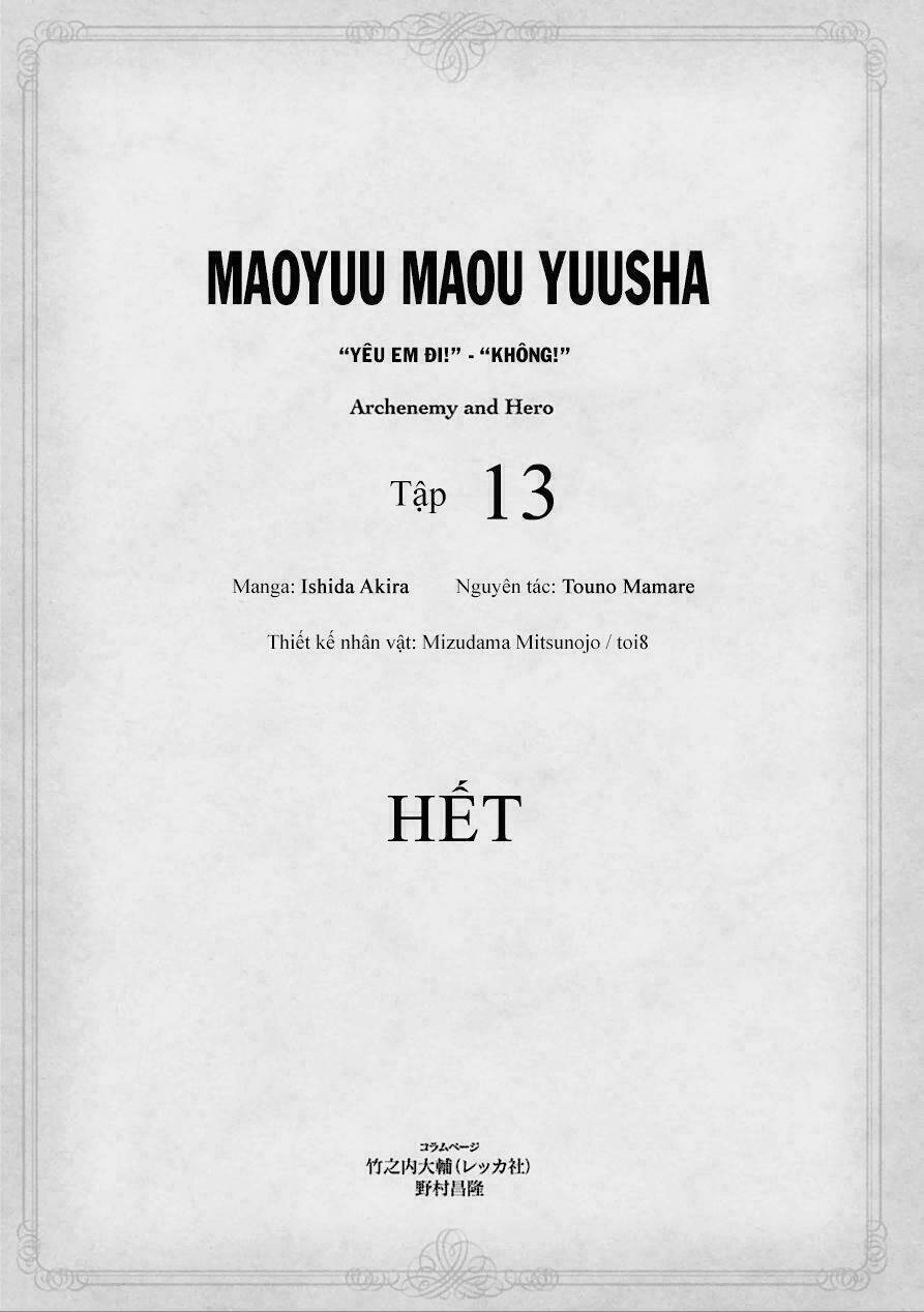 Maoyuu Maoh Yuusha: Chapter 43