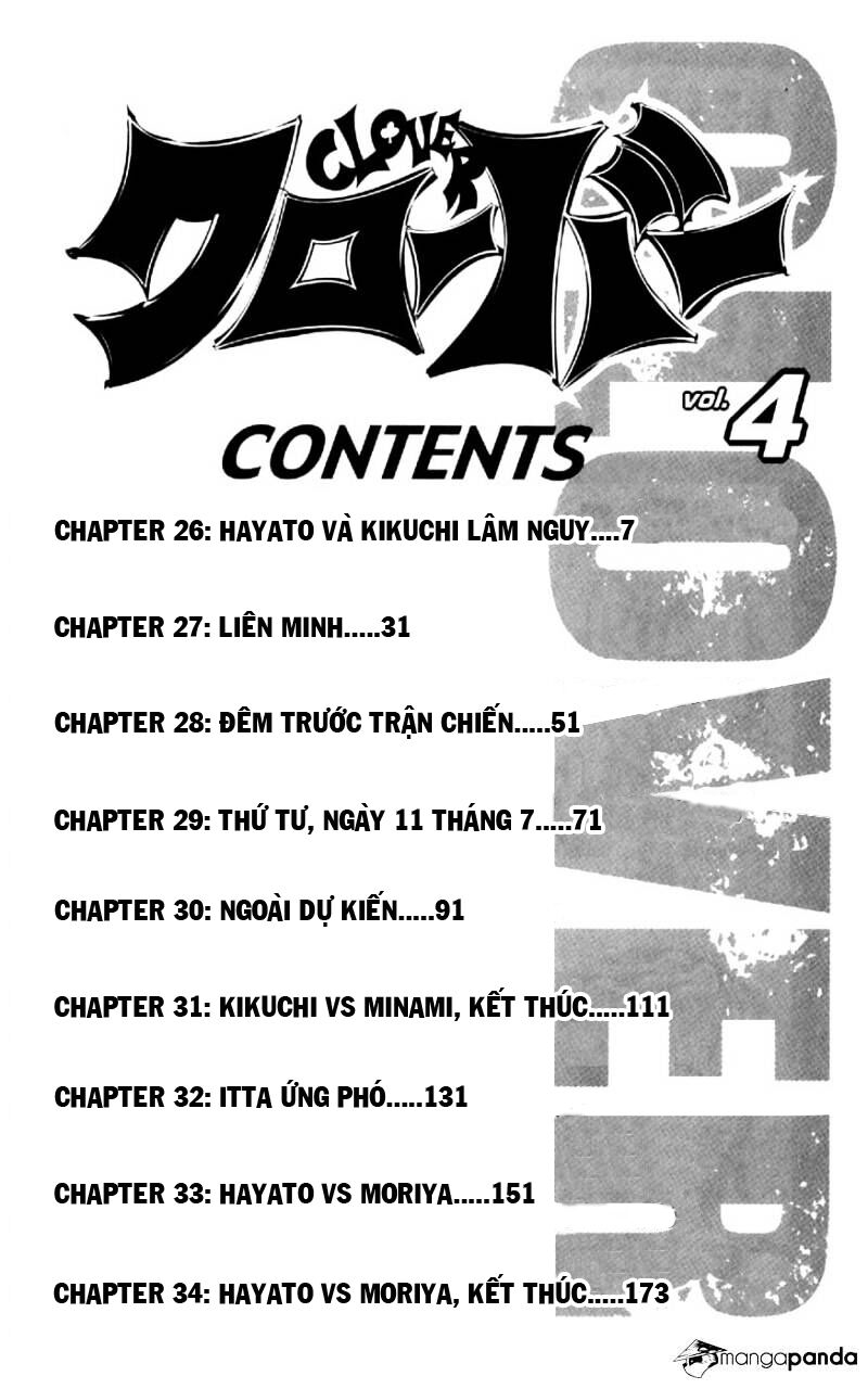 Clover (Tetsuhiro Hirakawa): Chapter 26