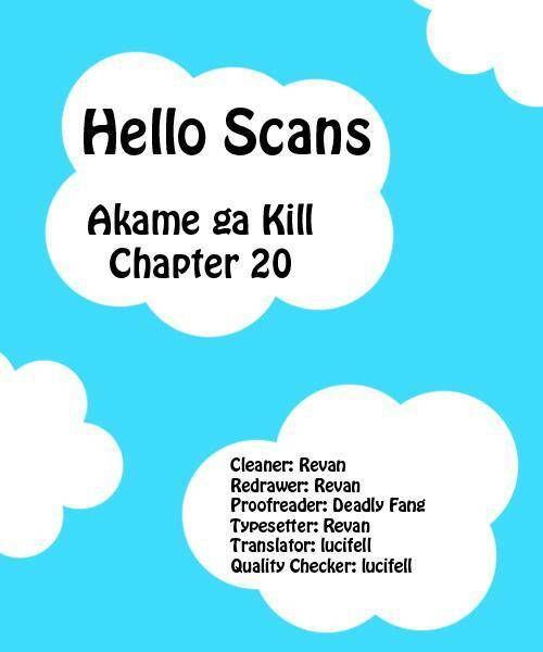 Akame Ga Kiru: Chapter 20