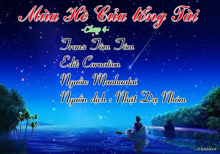 Mùa Hè Của Tổng Tài: Chapter 4