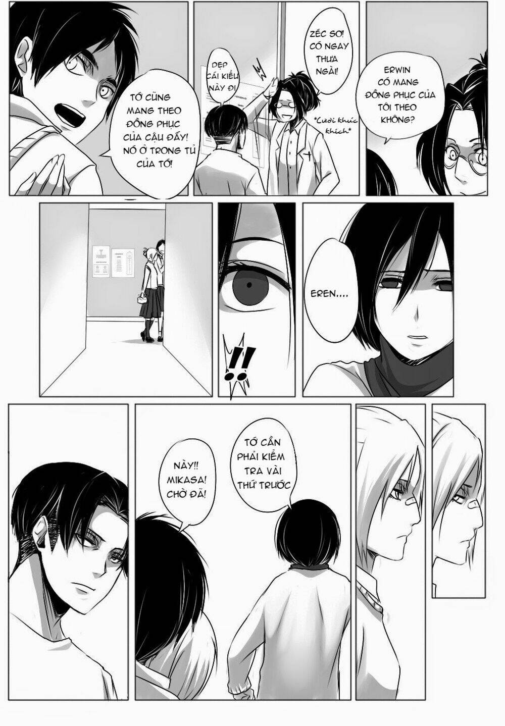 Đại Chiến Titan - Doujinshi Về Cuộc Tình Tay 4: Chapter 5