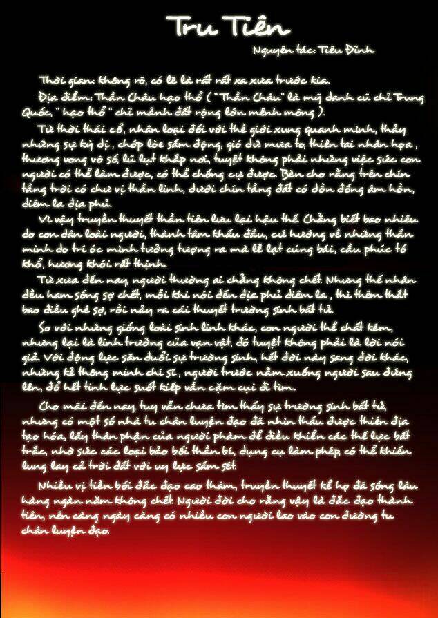 Tru Tiên - Celestial Destroyer: Chapter 1