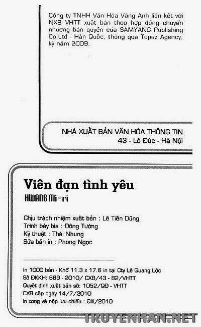 Viên Đạn Tình Yêu: Chapter 4