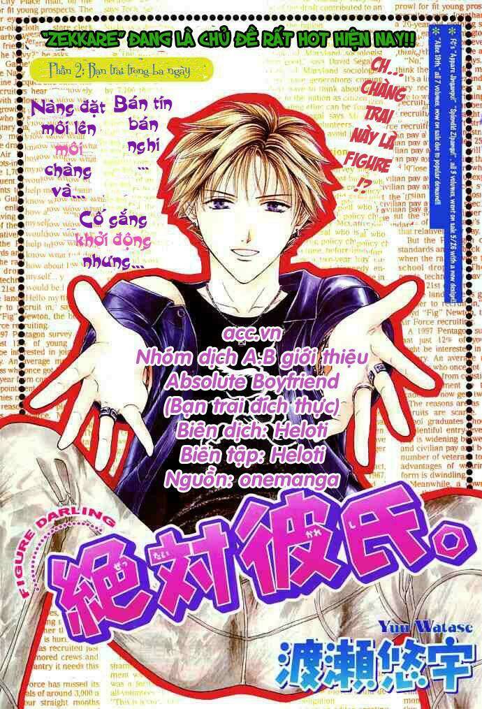 Bạn Trai Đích Thực: Chapter 2