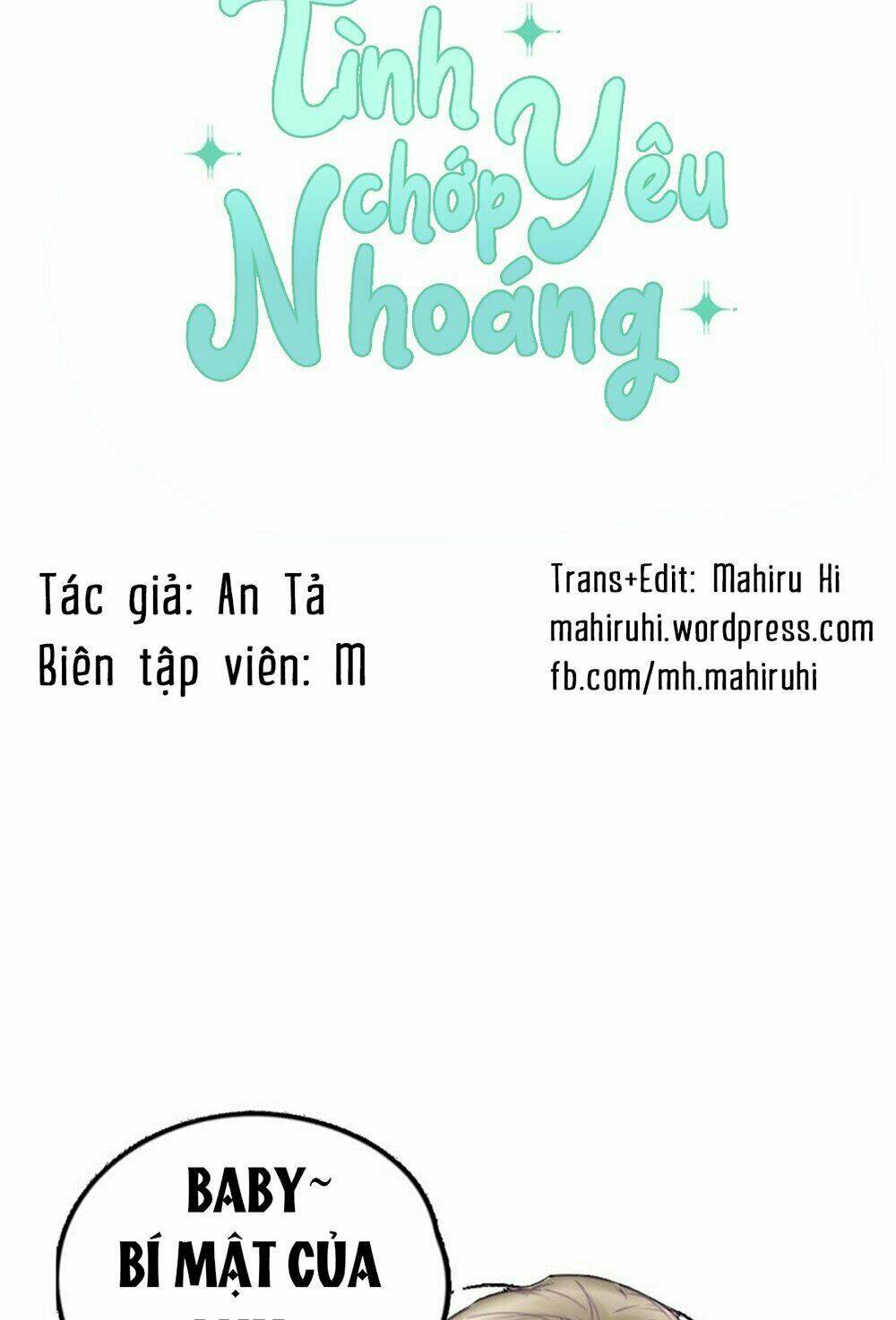 Tình Yêu Chớp Nhoáng: Chapter 0