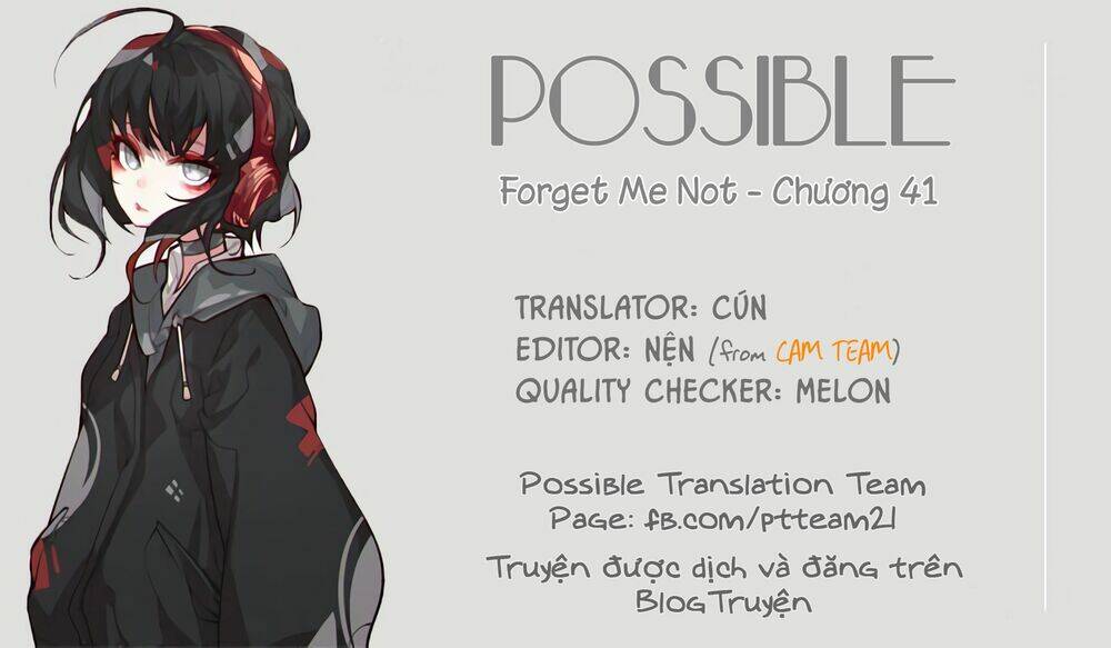 Forget Me Not: Chapter 41