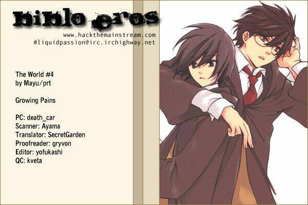 The World - Harry Potter Dj: Chapter 4