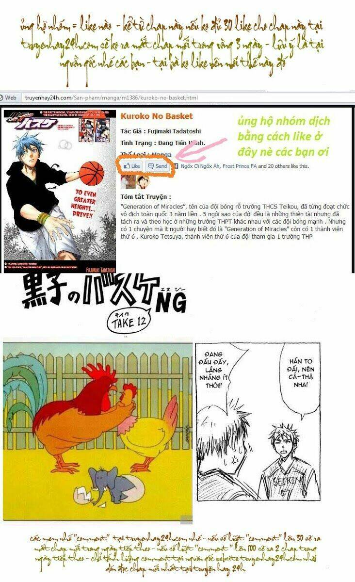 Vua Bóng Rổ Kuroko: Chapter 149