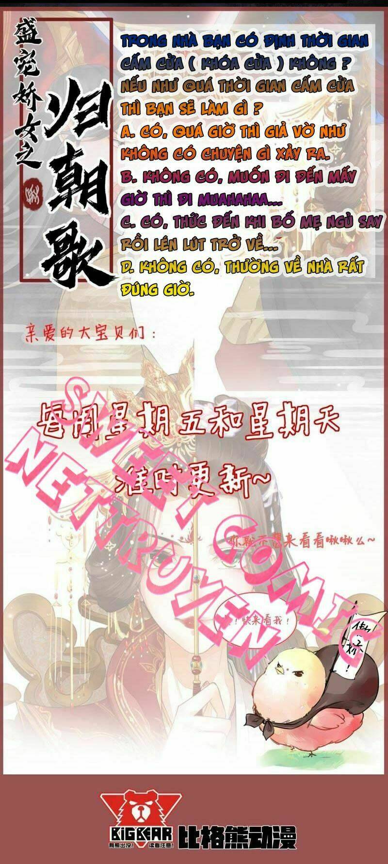 Thịnh Sủng Kiều Nữ Trở Về Triều Ca: Chapter 7