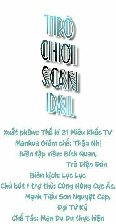 Trò Chơi Scandal: Chapter 2