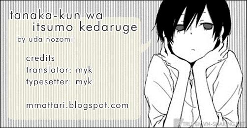 Tanaka-Kun Wa Itsumo Kedaruge: Chapter 5