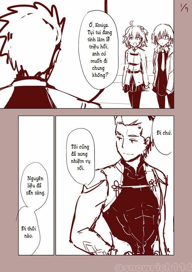 Chén thánh: Đêm Định Mệnh - Doujinshi Archer x Rin: Chapter 13