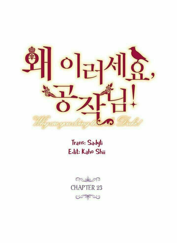 Công Tước, Loạn Vừa Thôi!: Chapter 23