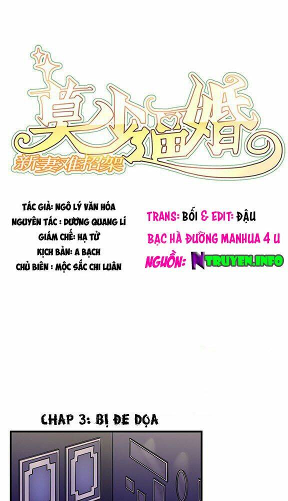 Mạc Thiếu Bức Hôn: Vợ Mới Khó Chống Đỡ: Chapter 3