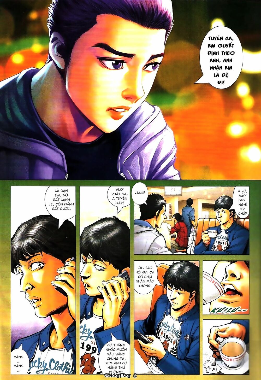 Người Trong Giang Hồ: Chapter 1286: Tứ Cửu lên Đại Đê