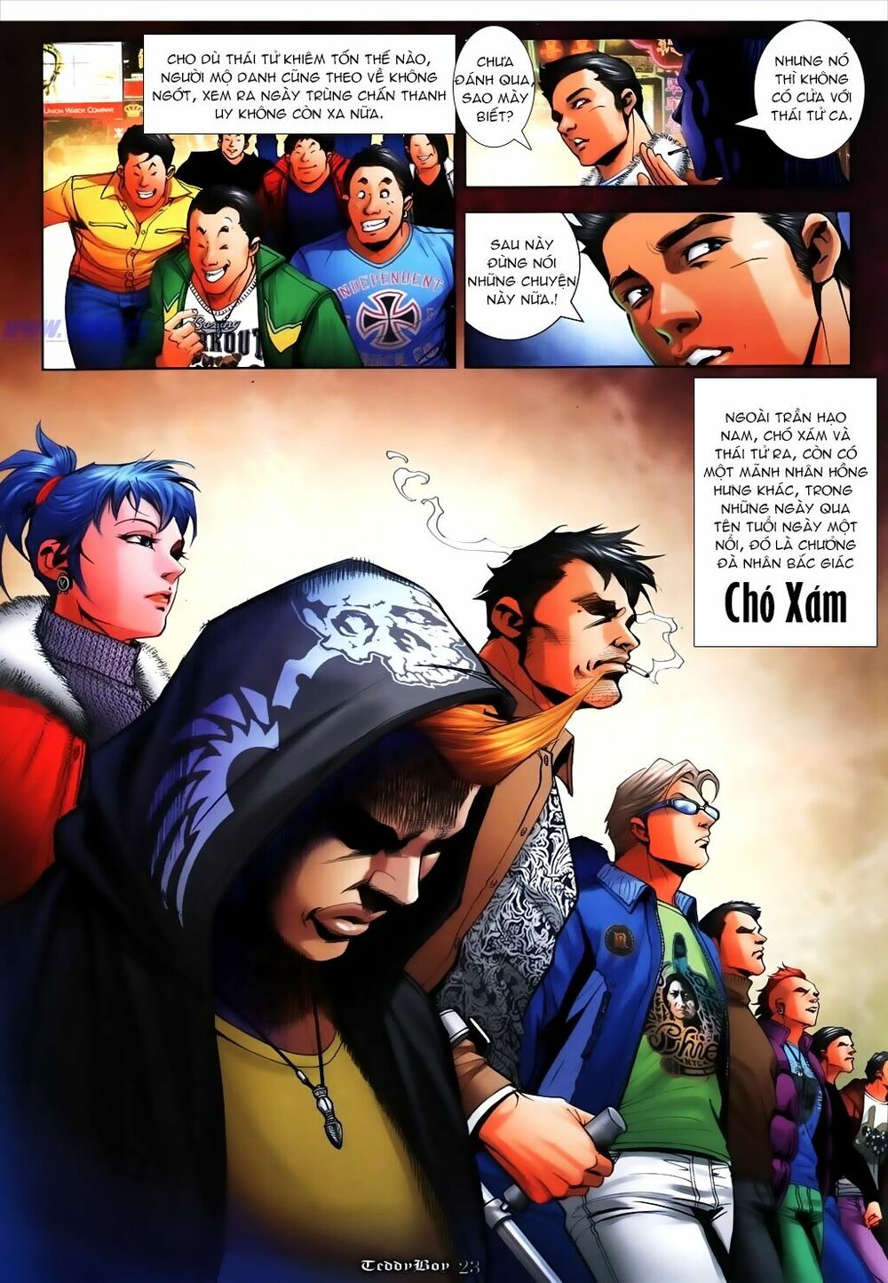 Người Trong Giang Hồ: Chapter 1061: Hỏa đấu Độc Xà Bang