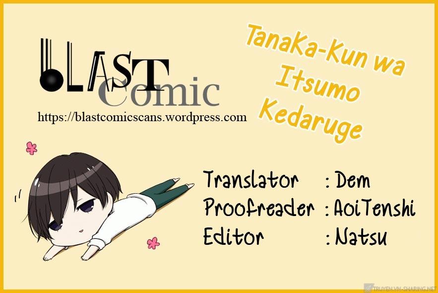Tanaka-Kun Wa Itsumo Kedaruge: Chapter 12