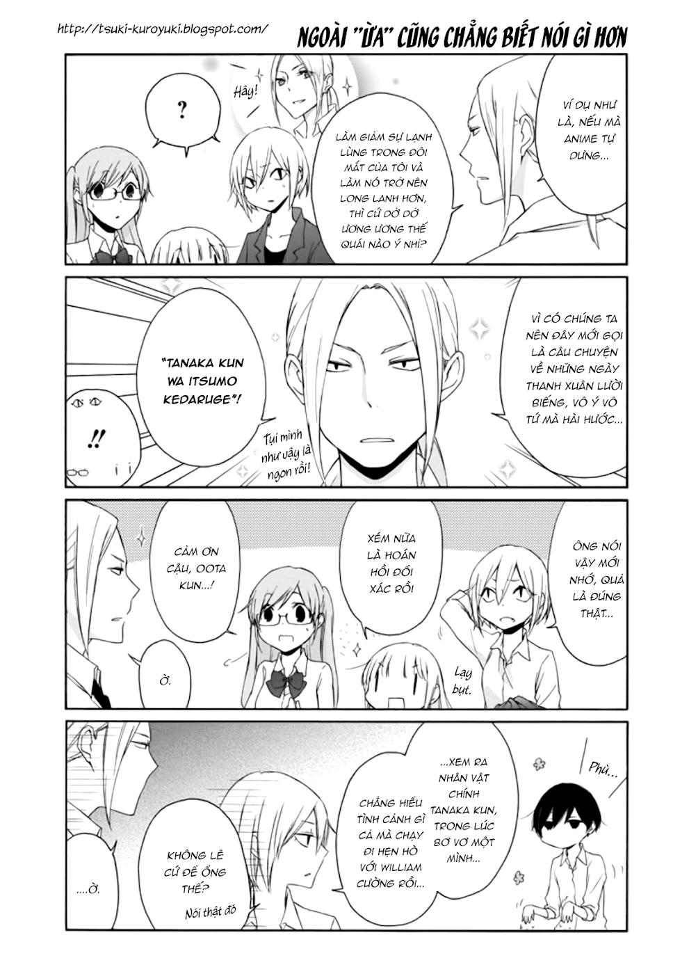 Tanaka-Kun Wa Itsumo Kedaruge: Chapter 15.5