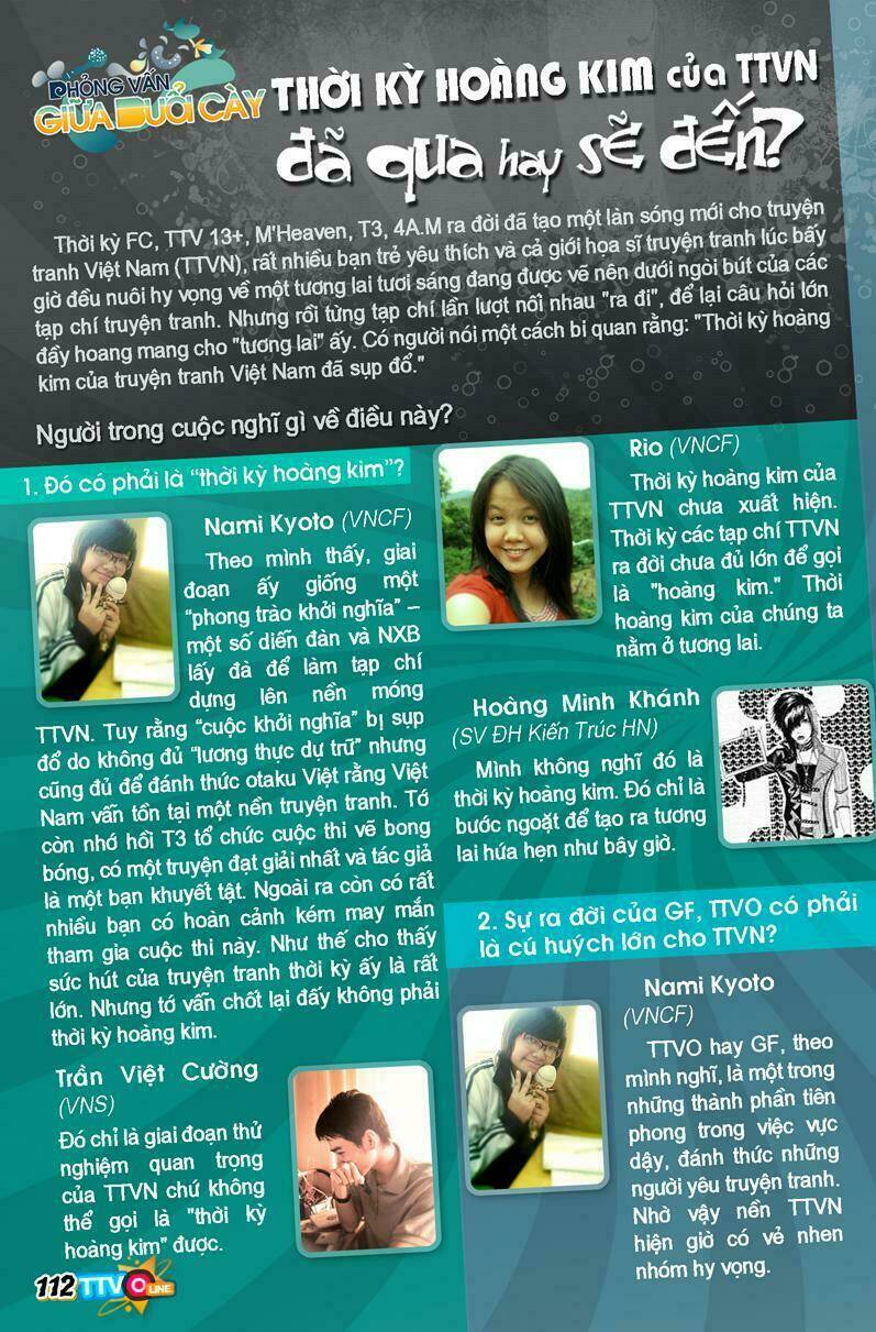 Tạp Chí Truyện Tranh Việt Nam Online - Ttvo: Chapter 2