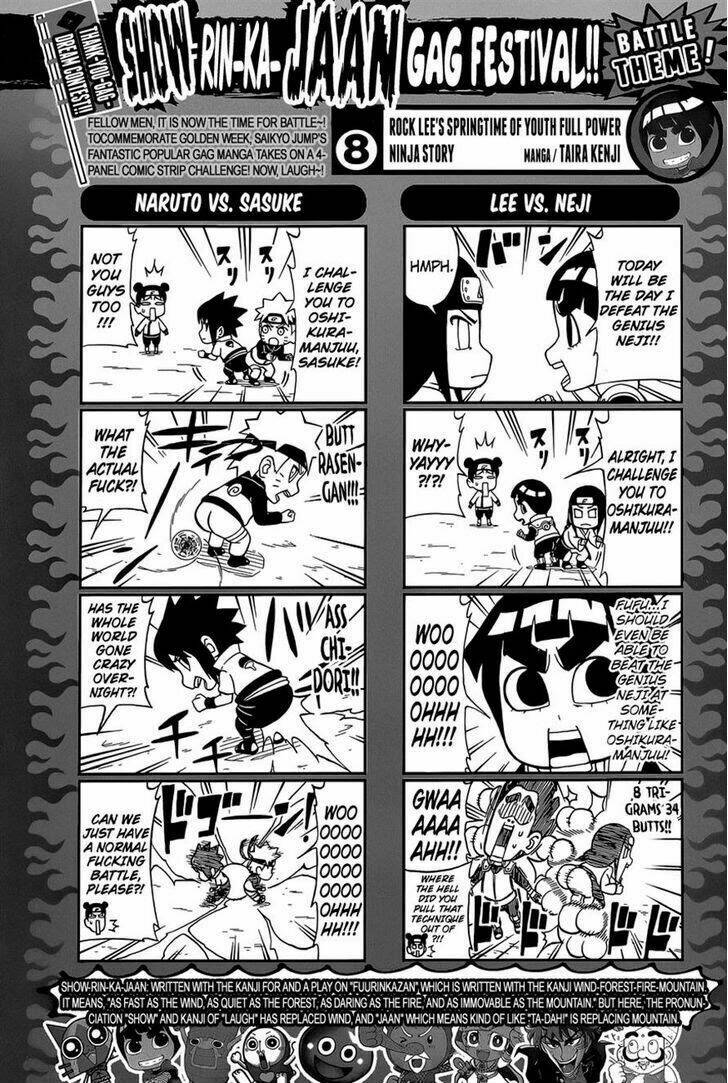Cửu Vĩ Hồ Ly Ngoại Truyện Rock Lee: Chapter 37