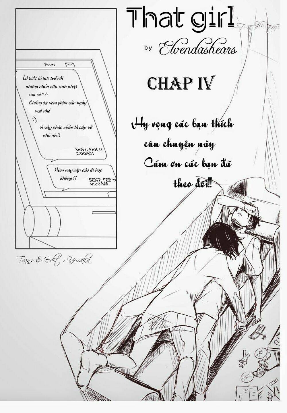 Đại Chiến Titan - Doujinshi Về Cuộc Tình Tay 4: Chapter 4