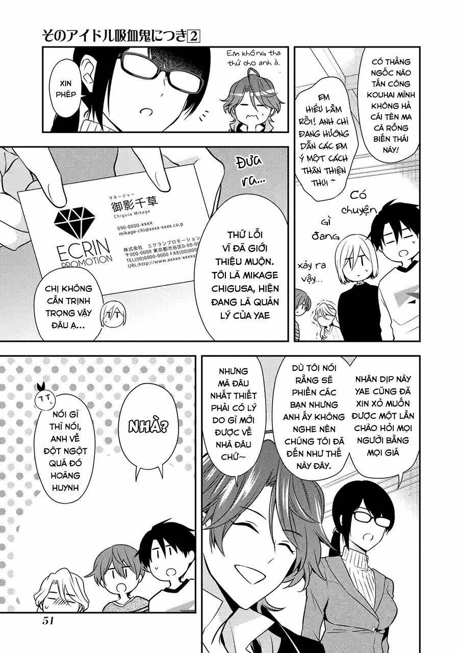 Sono Idol Kyuuketsuki Ni Tsuki: Chapter 6